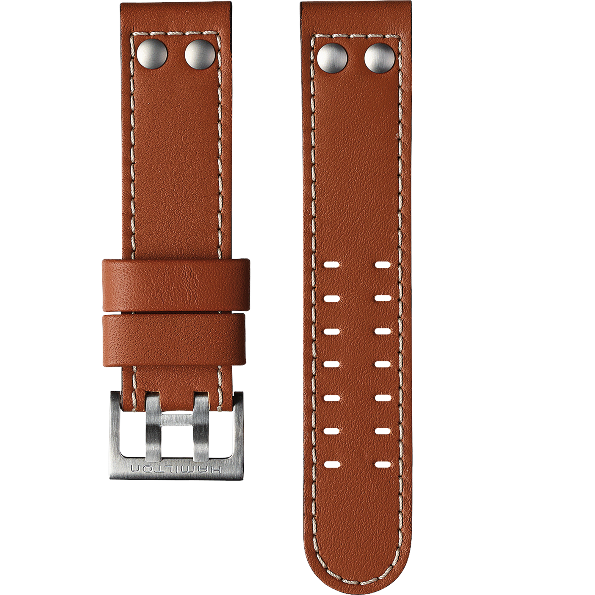 Khaki Aviation BROWN STRAP 22mm