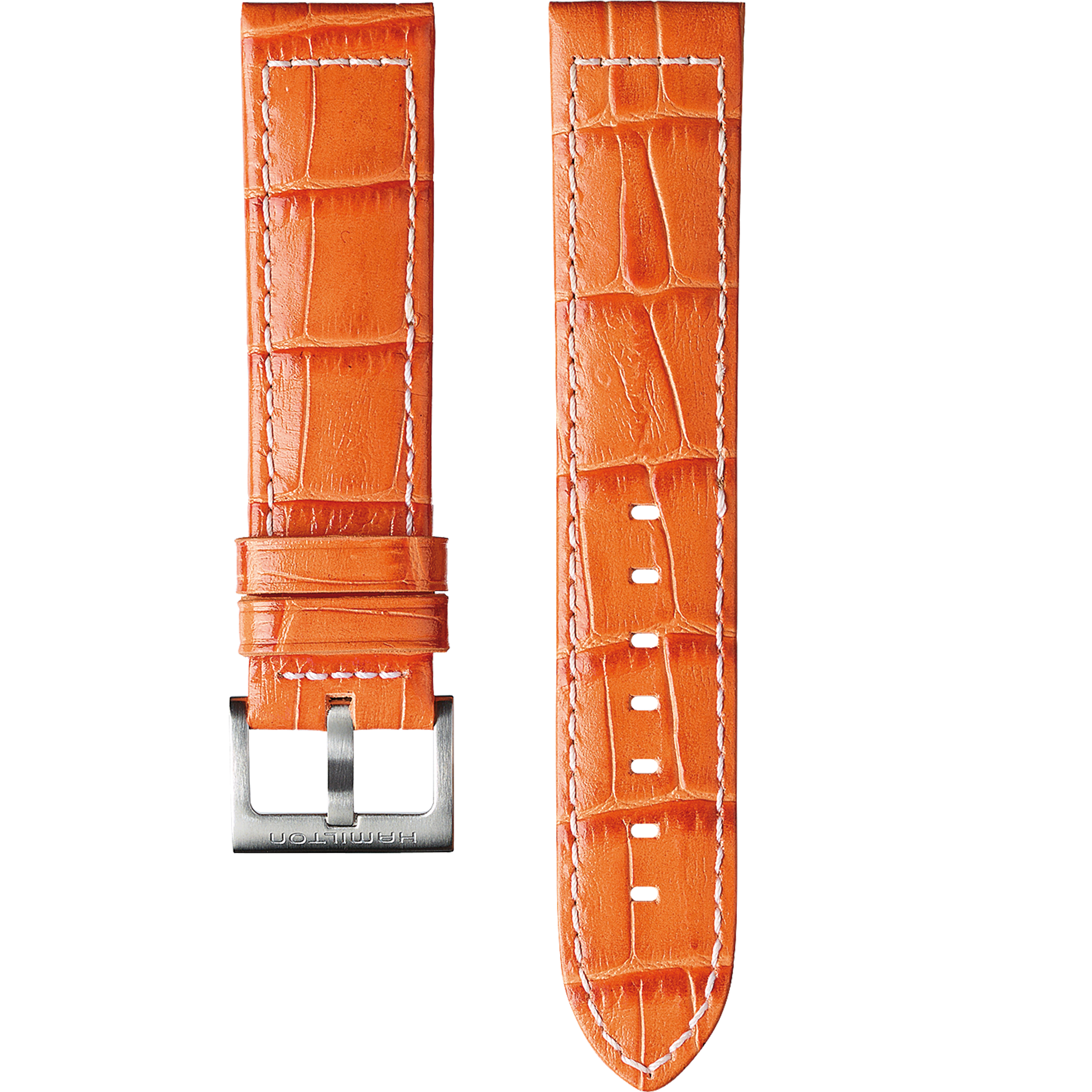 Hamilton watch orange strap clearance