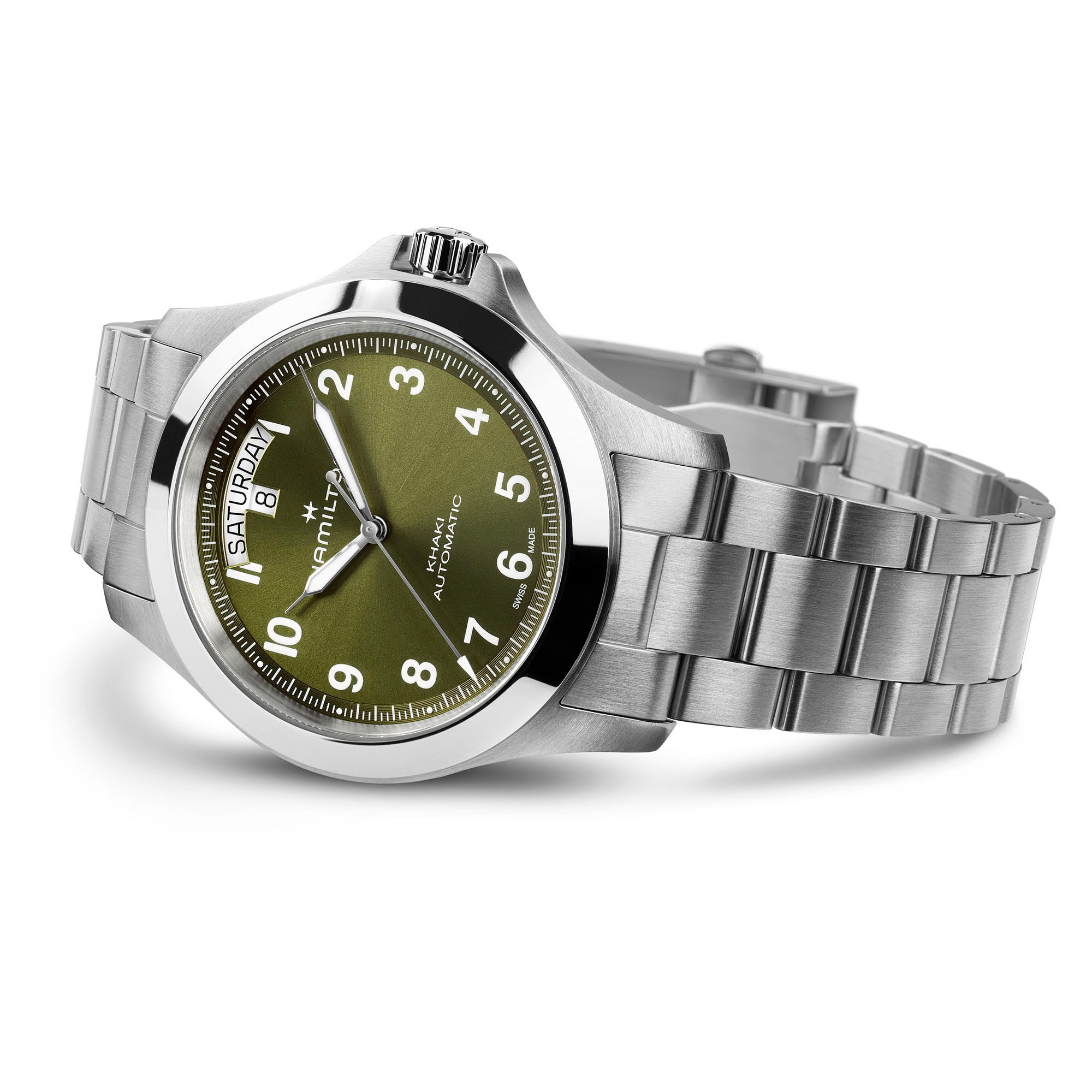 Khaki Field King Day-Date 40mm | Hamilton Watch - H64475160 Khaki Field King Day-Date 40mm | Hamilton Watch - H64475160