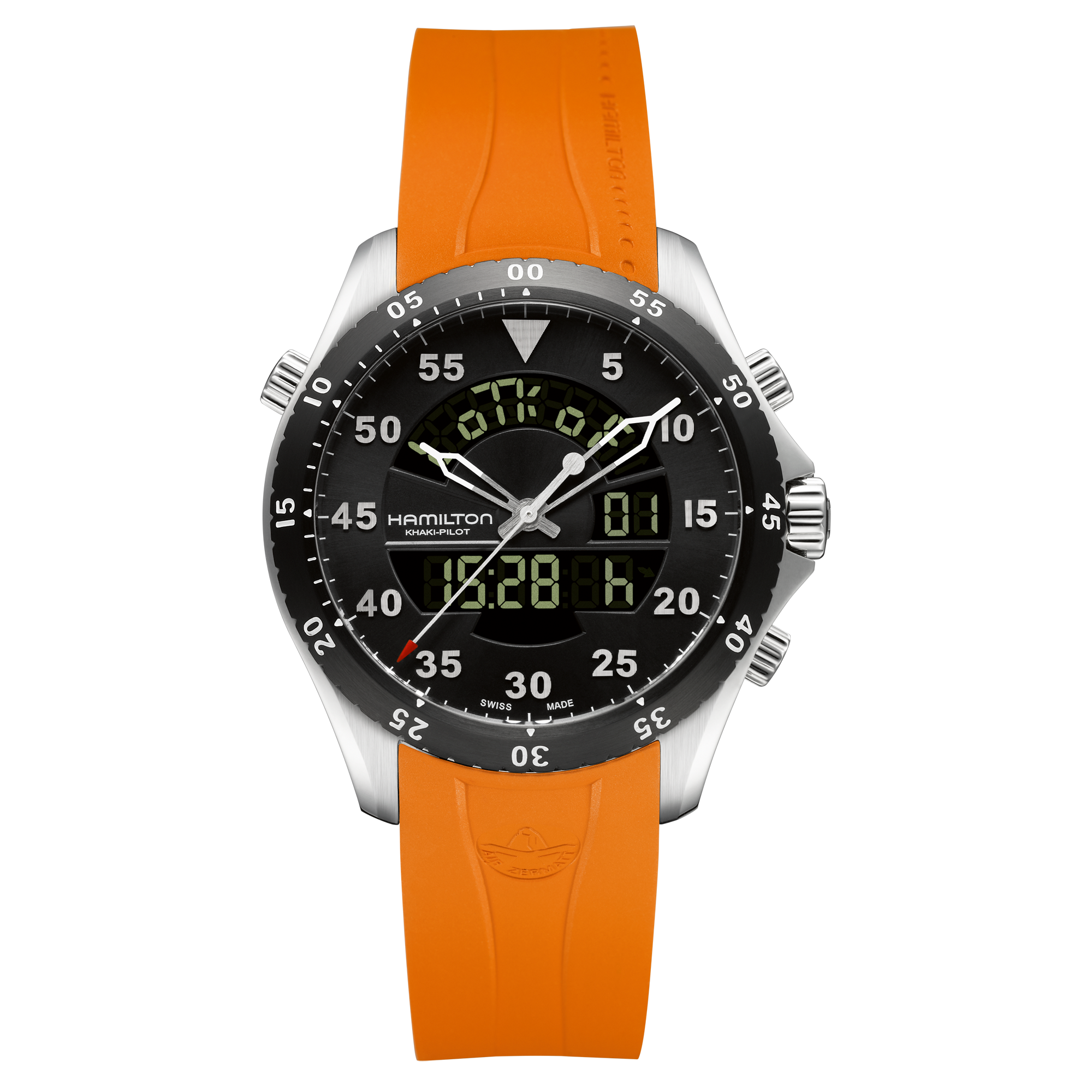 Khaki Flight Timer Quartz Watch - H64554431 | Hamilton Watch