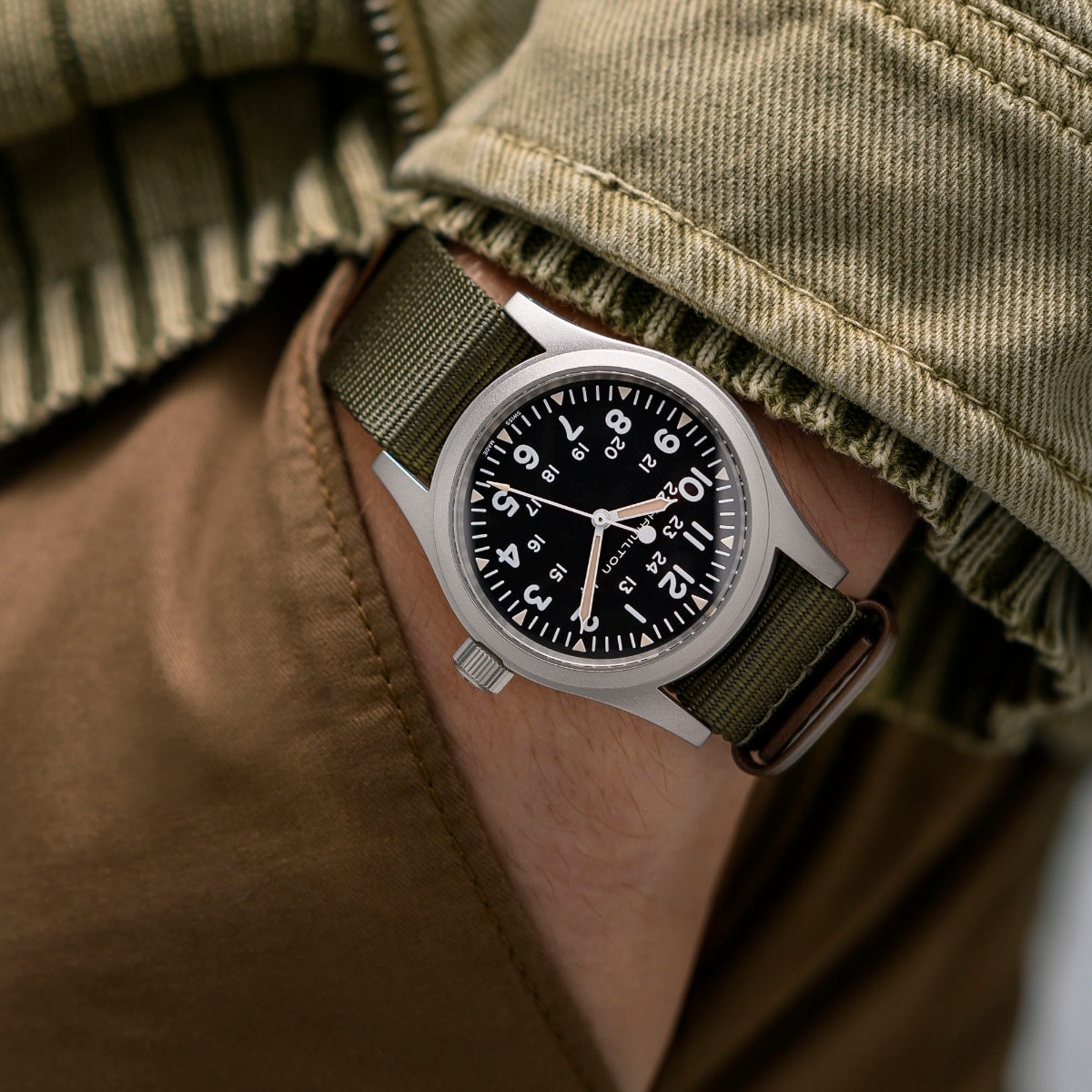 Khaki Field Mechanical Watch - Black Dial - H69429931 | Hamilton Watch