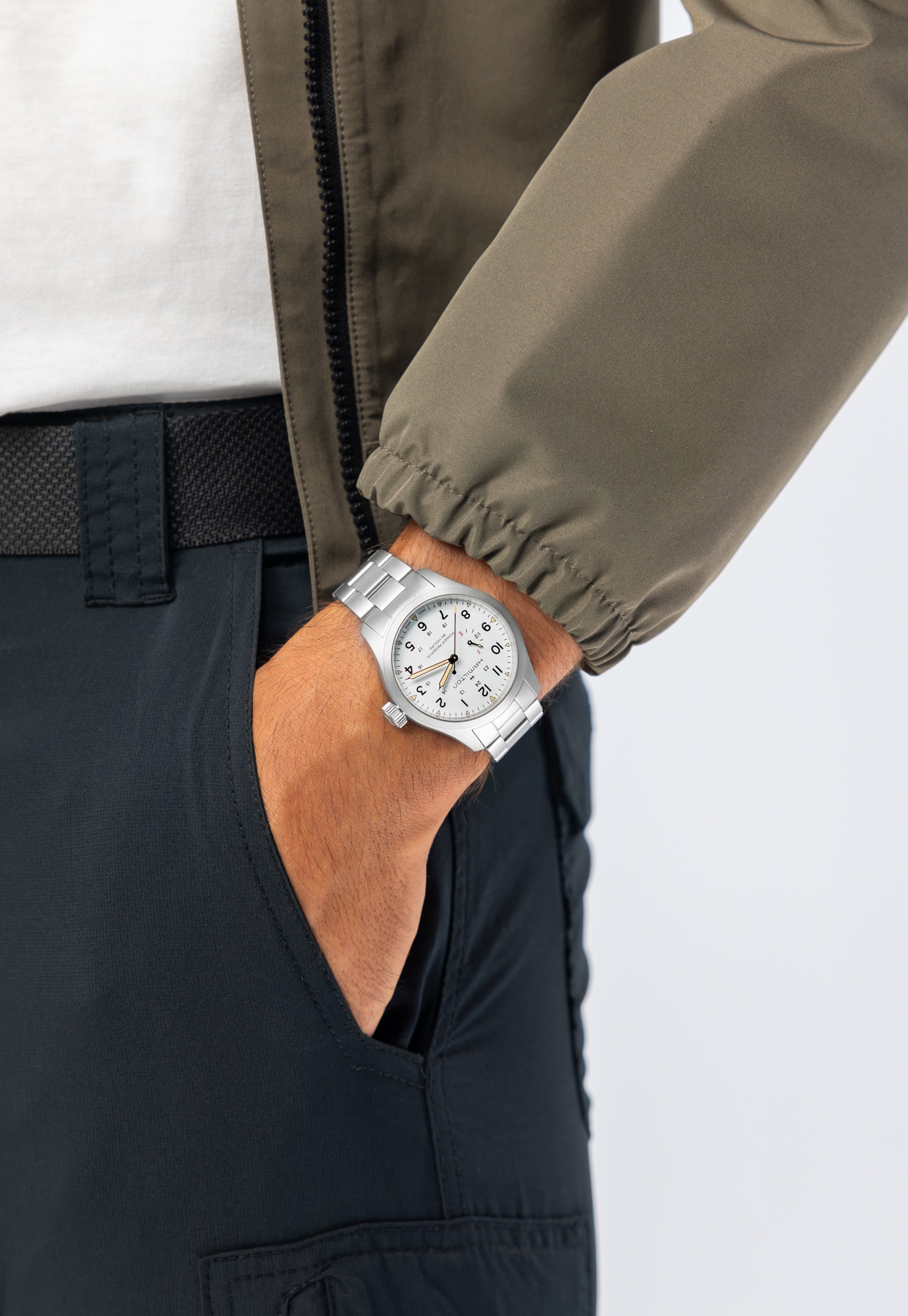 ハミルトン カーキ フィールド パワーリザーブ 40mm H69509110 Khaki Field Mechanical Power Reserve 40mm | Hamilton Watch