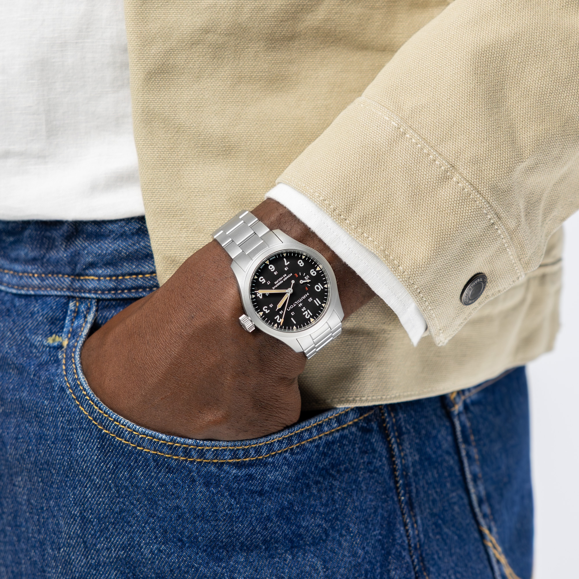 Khaki Field Mechanical Power Reserve 40 mm | Hamilton Watch