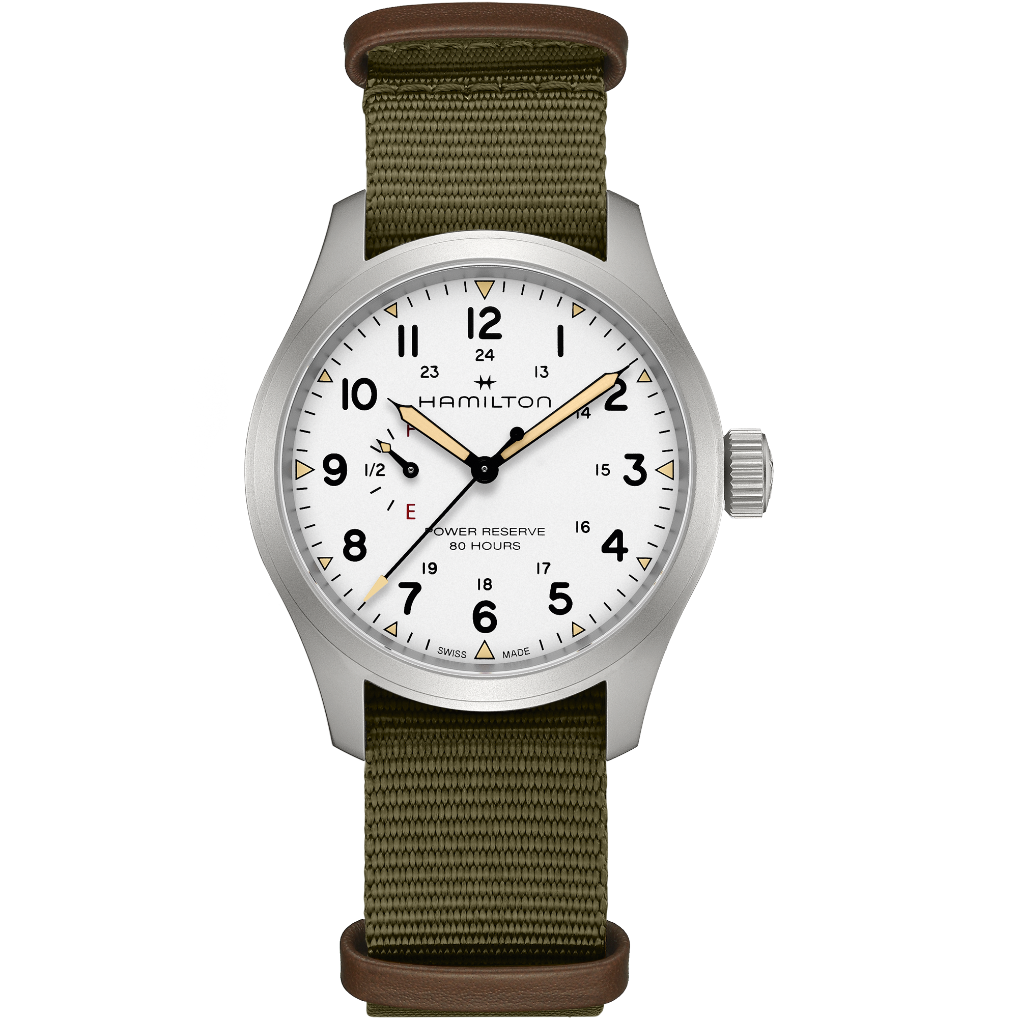 時計 HAMILTON KHAKI FIELD MECHANICAL Khaki Field Mechanical 42mm - Dial color:Black - H69529933