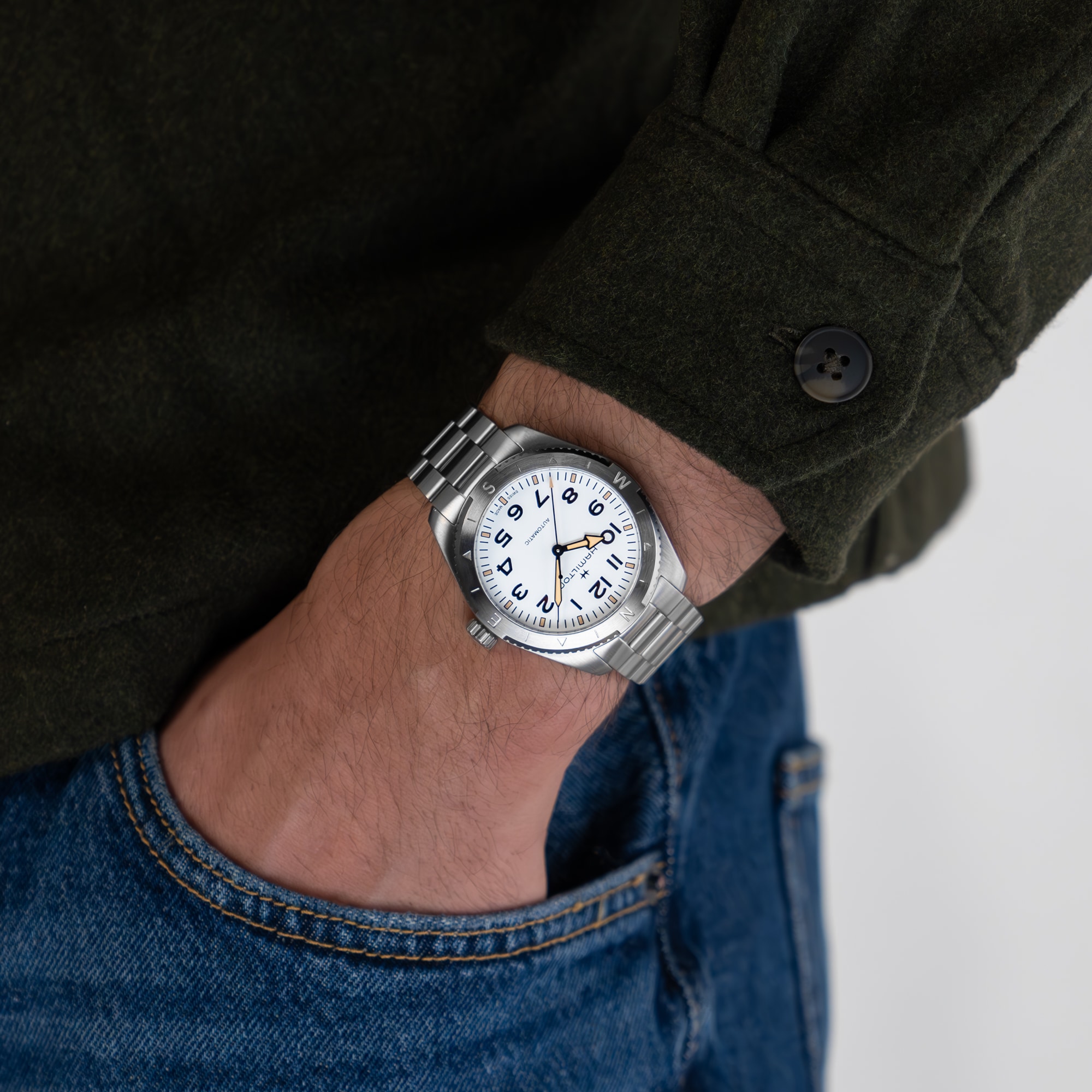 限定品]ハミルトン カーキ キャンバスキット H644510 腕時計