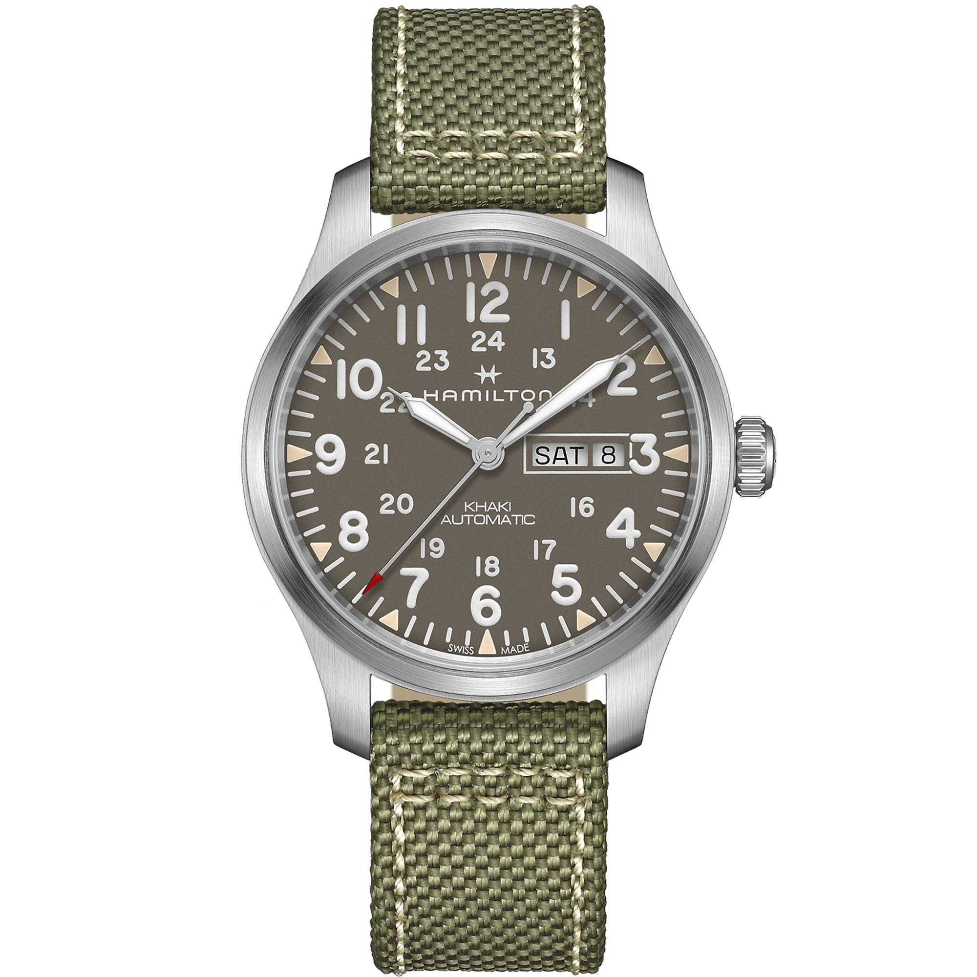 Khaki Field Automatic Watch Day Date - Grey Dial - H70535081