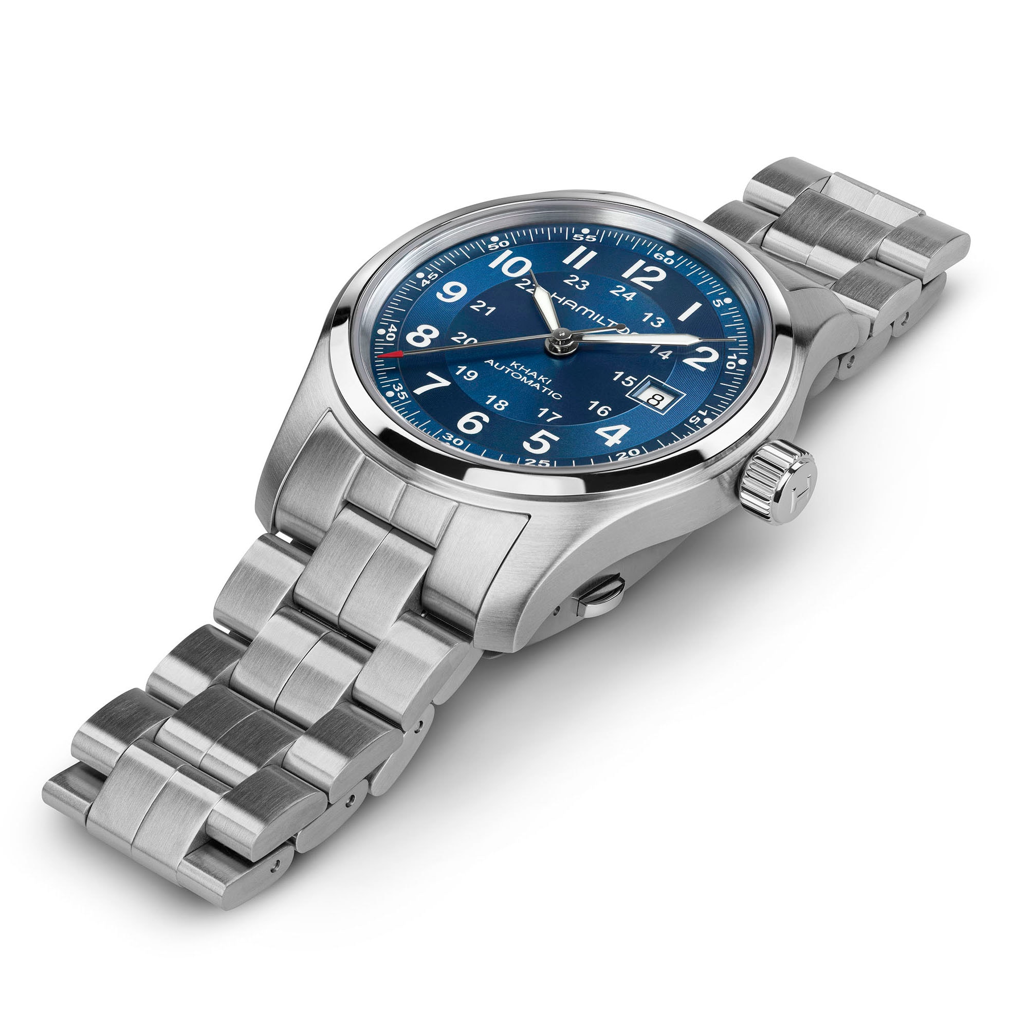 公式サイト - ハイブランドの新作が続々登場 | 42mm Auto Field Khaki Hamilton H70605140 - Watch 時計