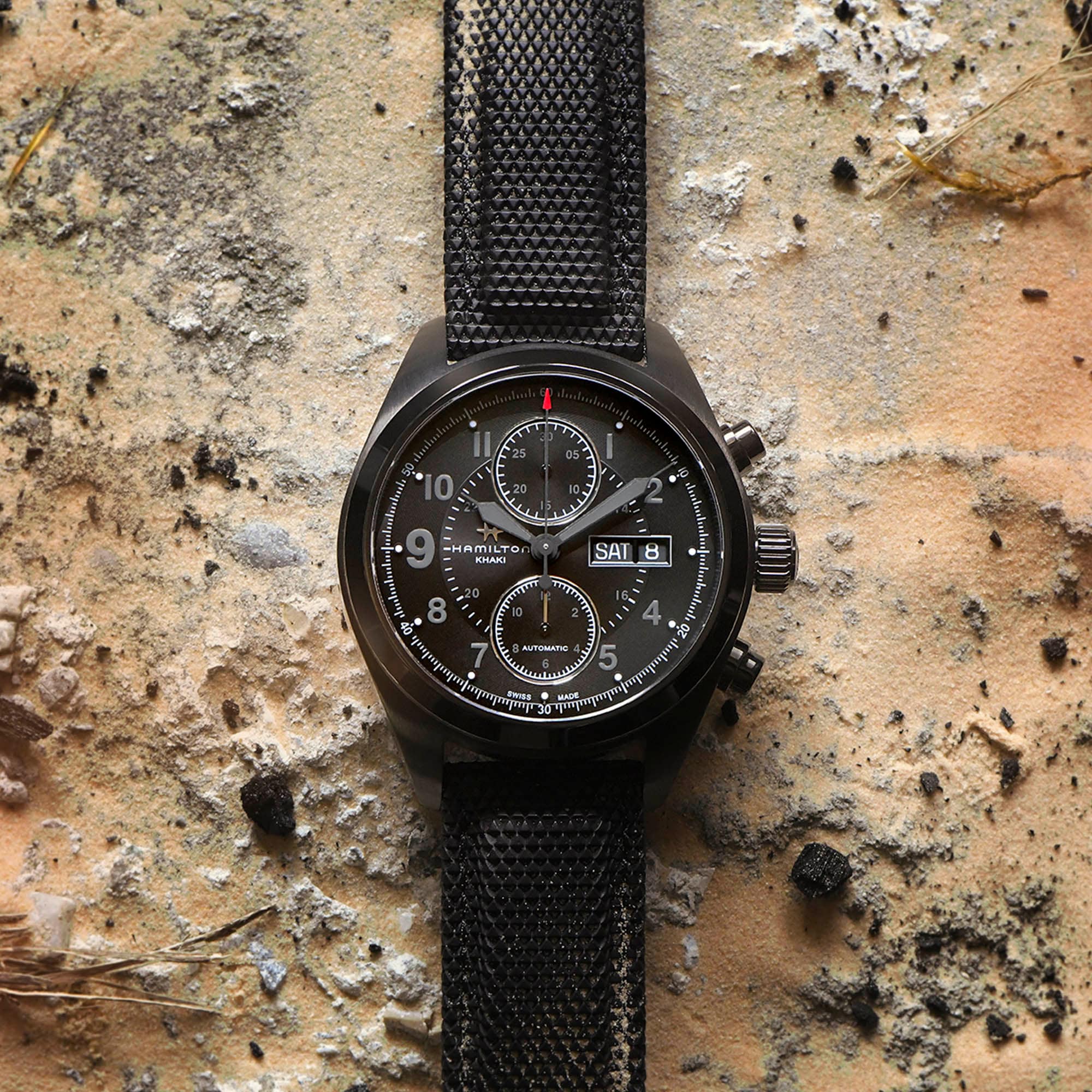 Khaki Field Chronometer Watch - Black Dial - H71626735 | Hamilton