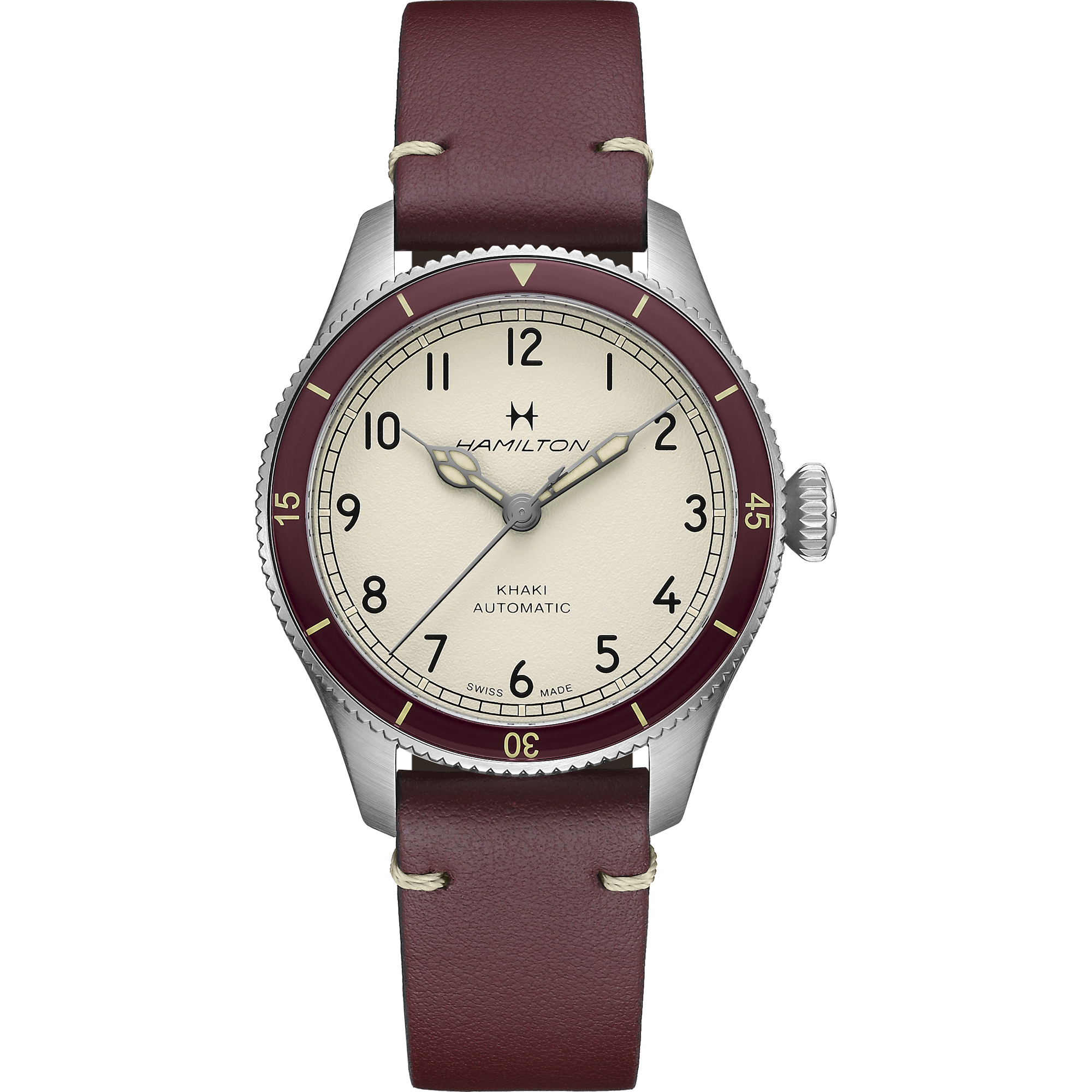 Hamilton カーキアビエーション PILOT PIONEER CHRONO Khaki Aviation Pilot Pioneer Mechanical Chrono - Dial color