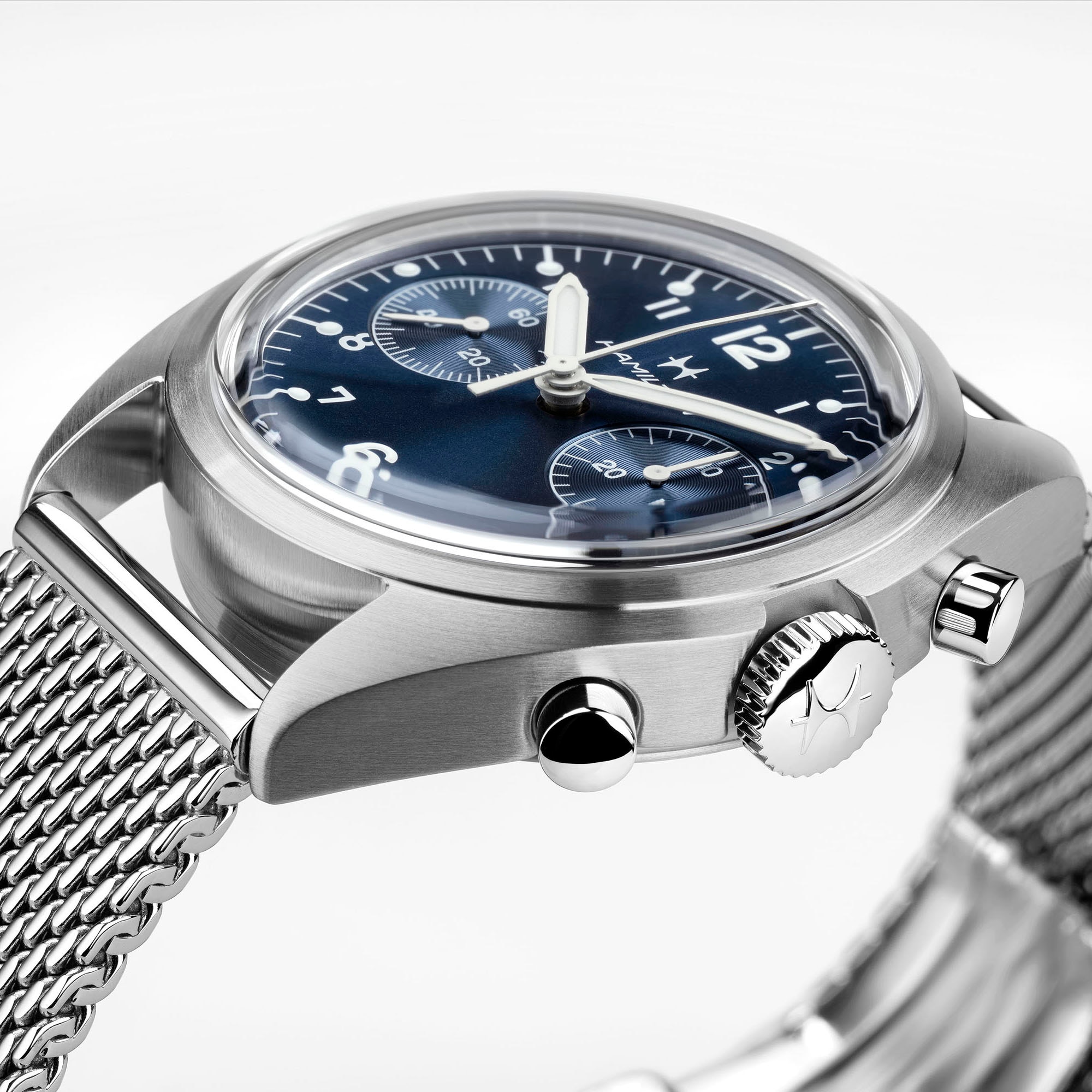 カーキ アビエーション Pilot Pioneer Mechanical Chrono | Hamilton