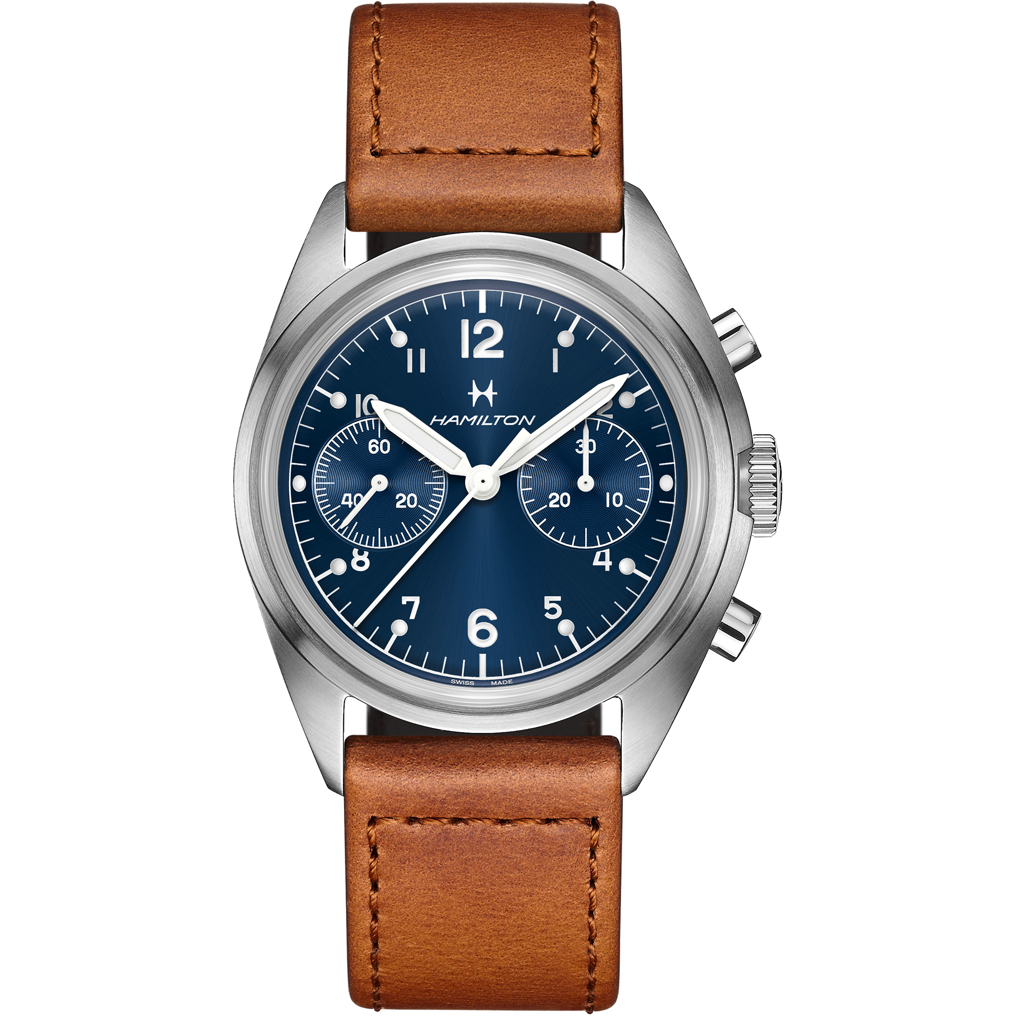 Khaki Aviation Pilot Pioneer Mechanical Chrono | Hamilton