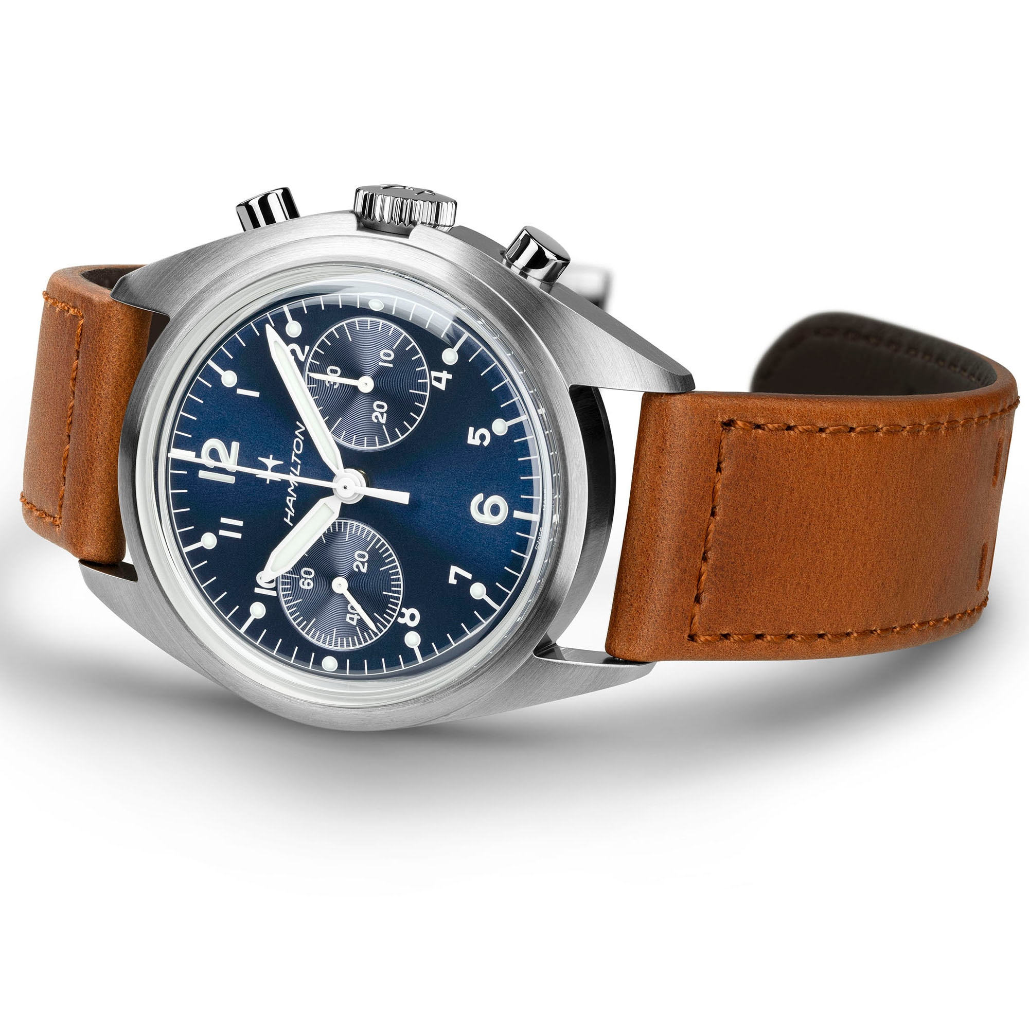 カーキ アビエーション Pilot Pioneer Mechanical Chrono | Hamilton