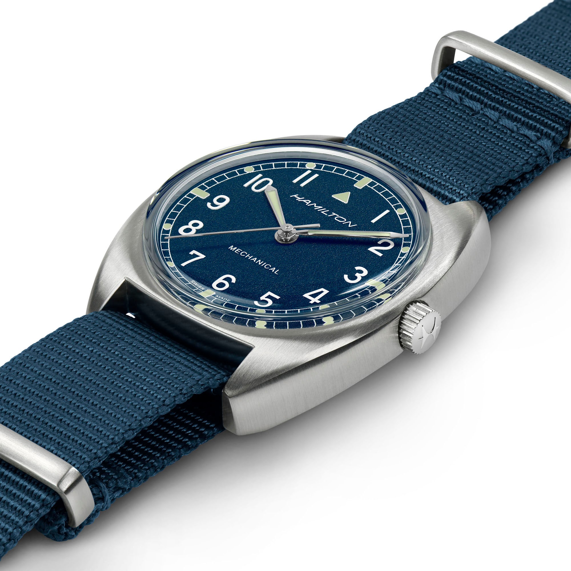 BRAND NEW* Hamilton Khaki Aviation Pilot Pioneer Blue Men´s Watch
