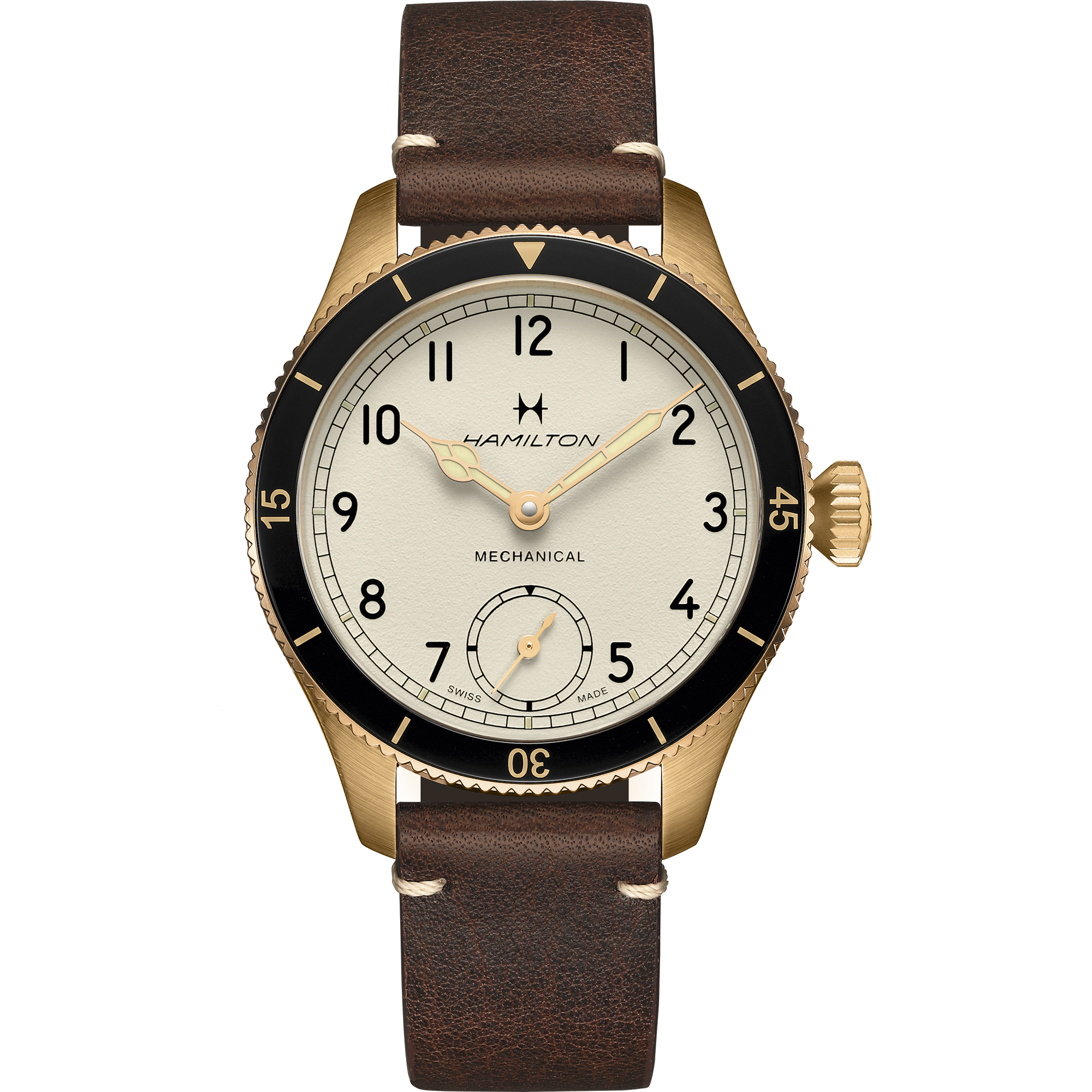 Khaki Aviation Pilot Pioneer Mechanical Bronze 43mm | Hamilton