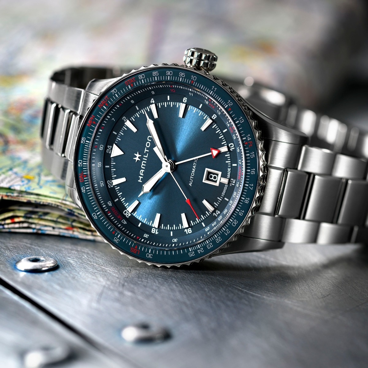 Khaki Aviation Converter Auto GMT