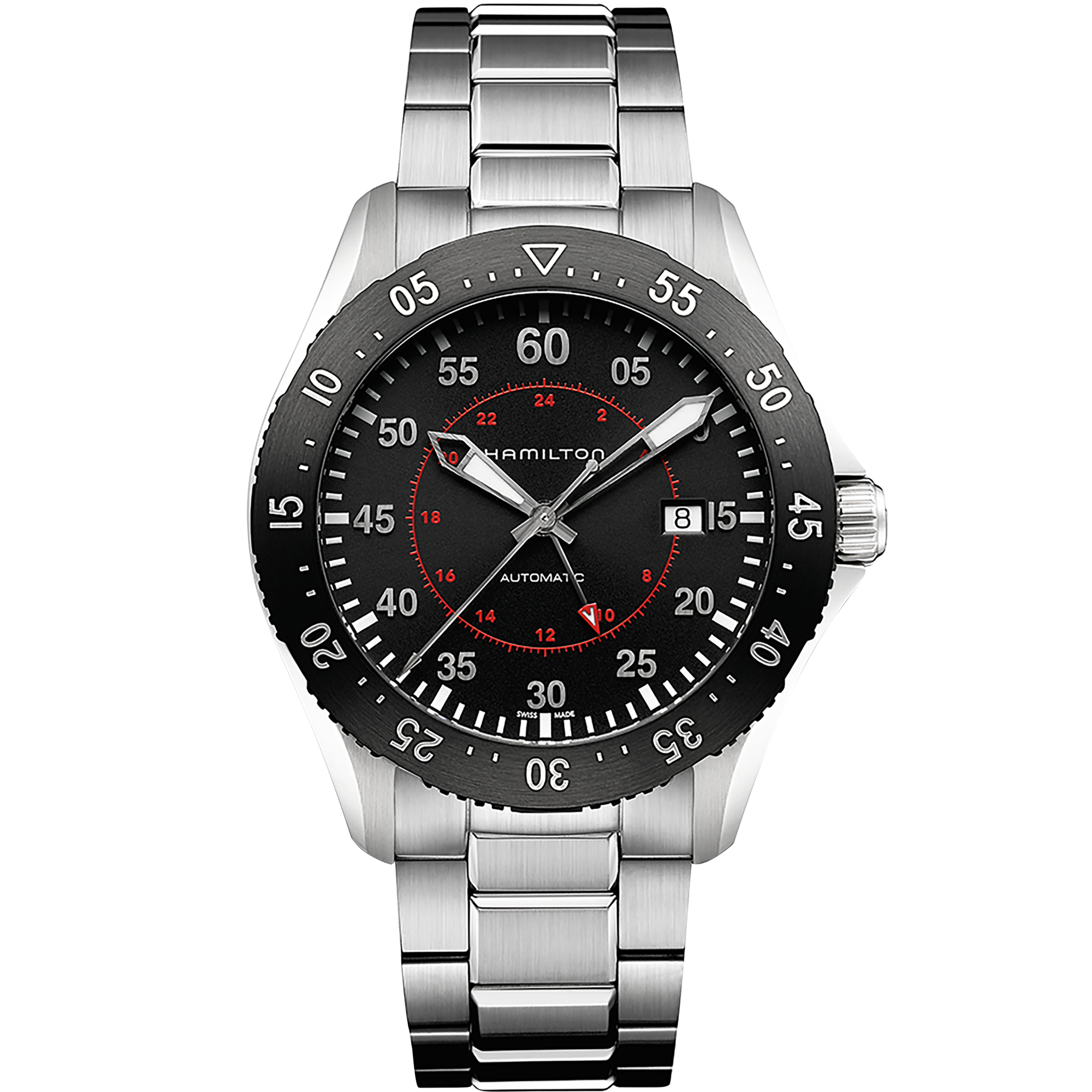 Khaki Aviation Pilot GMT Automatic Watch - H76755135 | Hamilton Watch