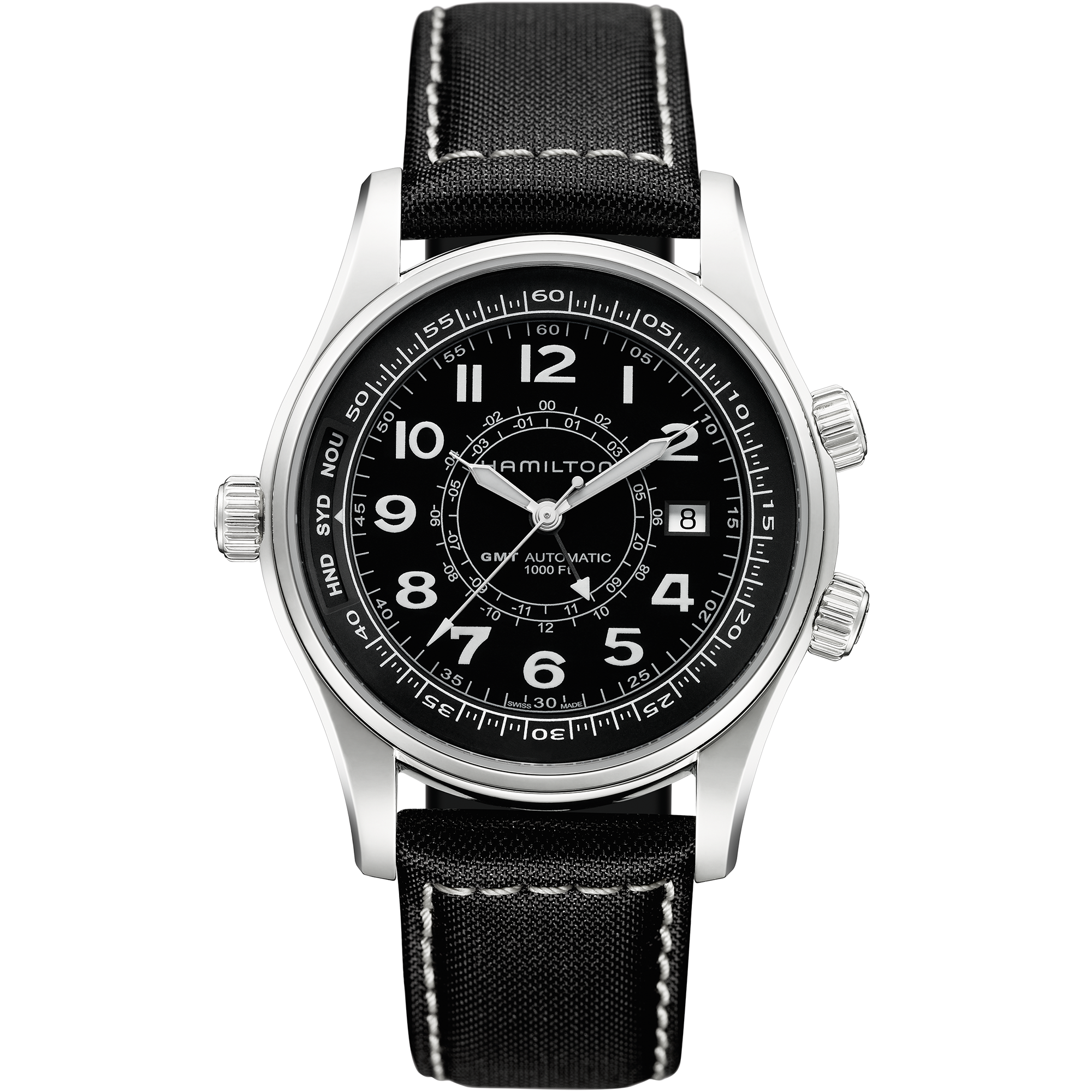 Khaki Navy Automatic Watch - Black Dial - H77505433 | Hamilton Watch