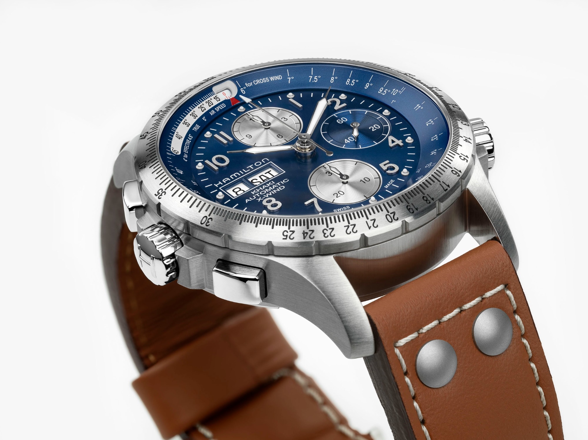 ◆タチカワ◆バーチカルブランド◆W100×H130◆O-2509BL5◆ Khaki Aviation X-Wind Auto chrono | Hamilton Watch - H77506540
