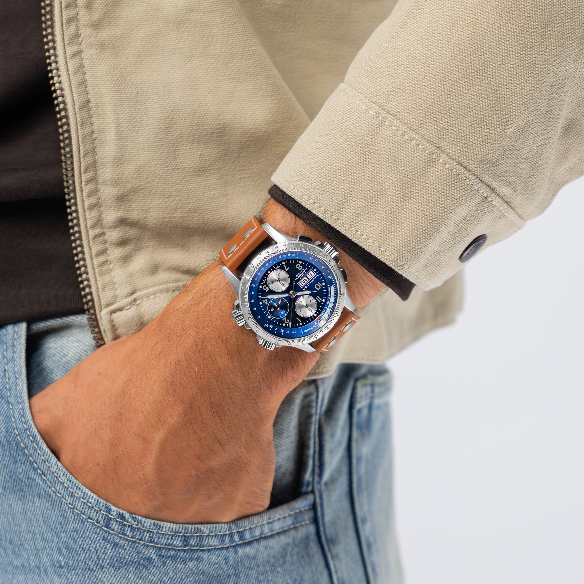 Khaki Aviation X-Wind Auto chrono | Hamilton Watch - H77506540