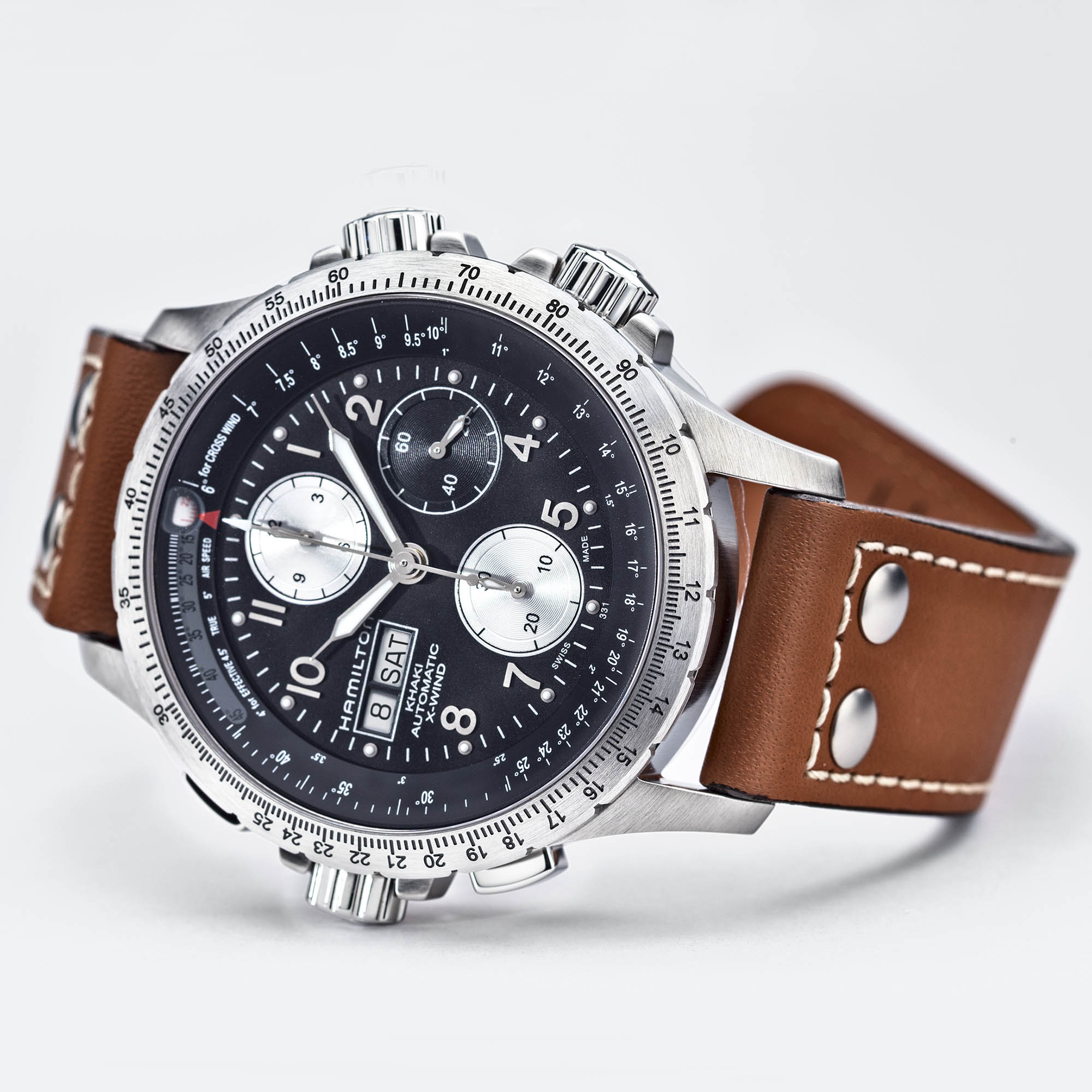 Khaki Aviation X Wind Auto Chrono