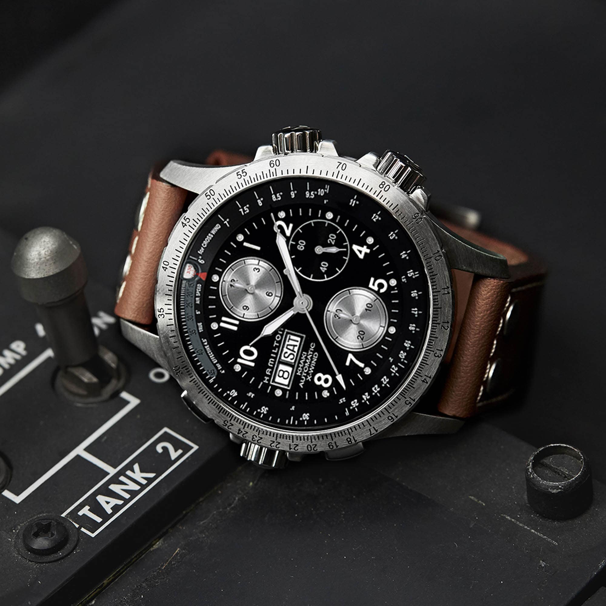 Khaki Aviation X-Wind Auto Chrono