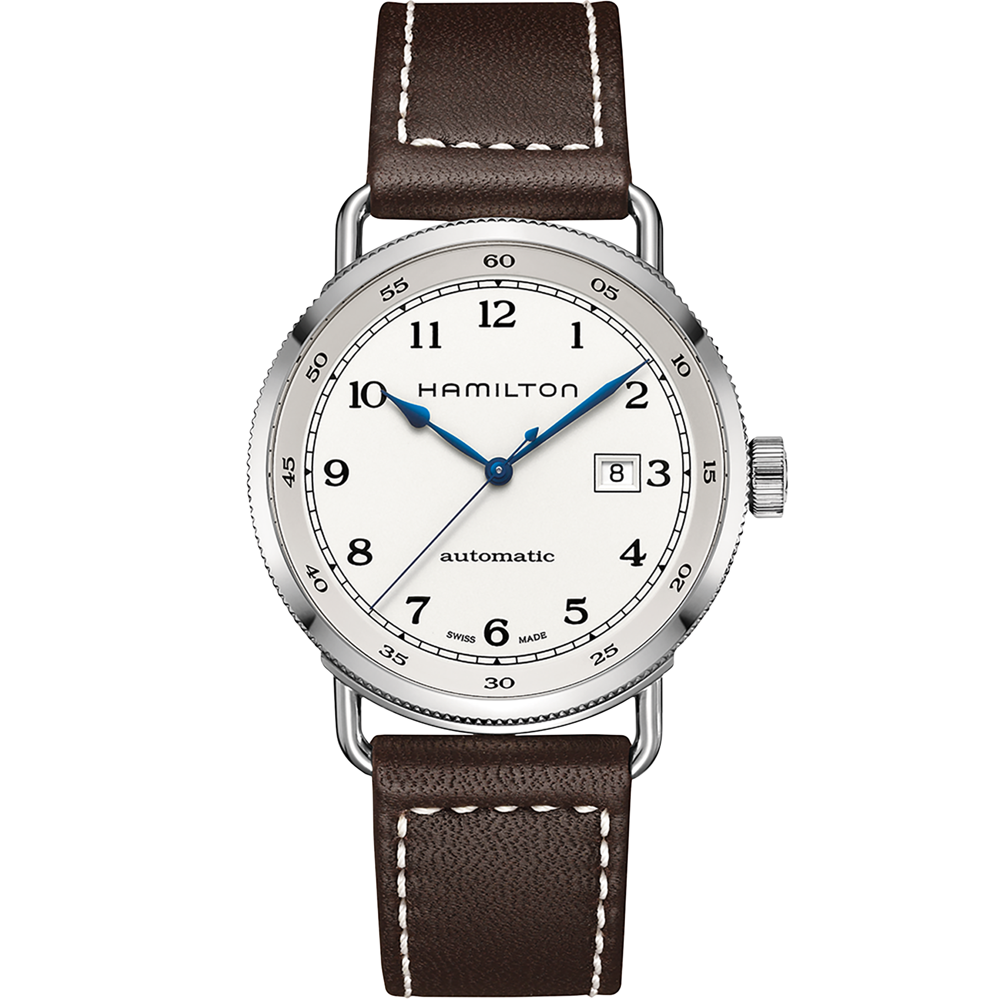 Khaki Navy Automatic Watch Pioneer - Silver Dial - H77715553 ...