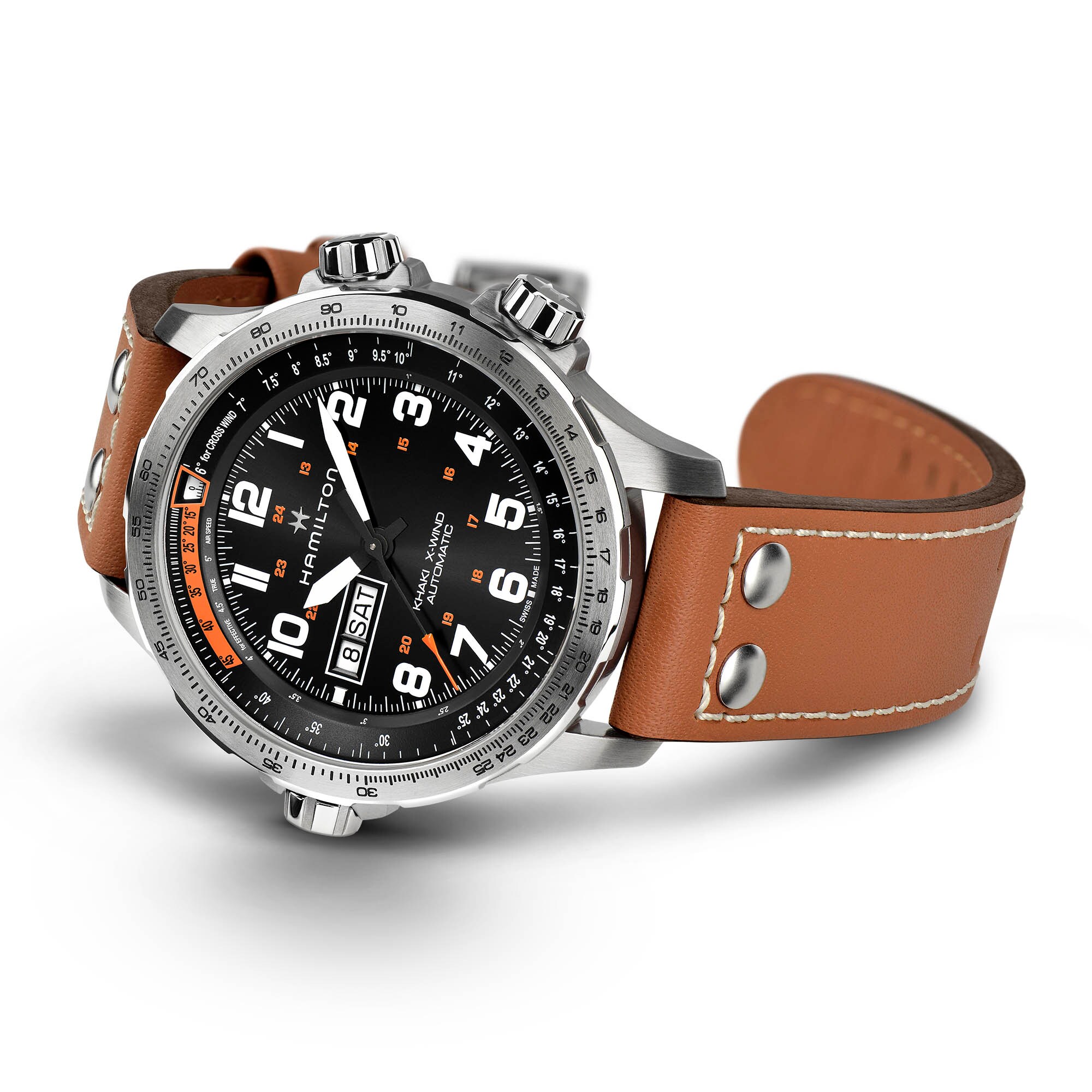 Khaki Aviation X-Wind Day Date Auto