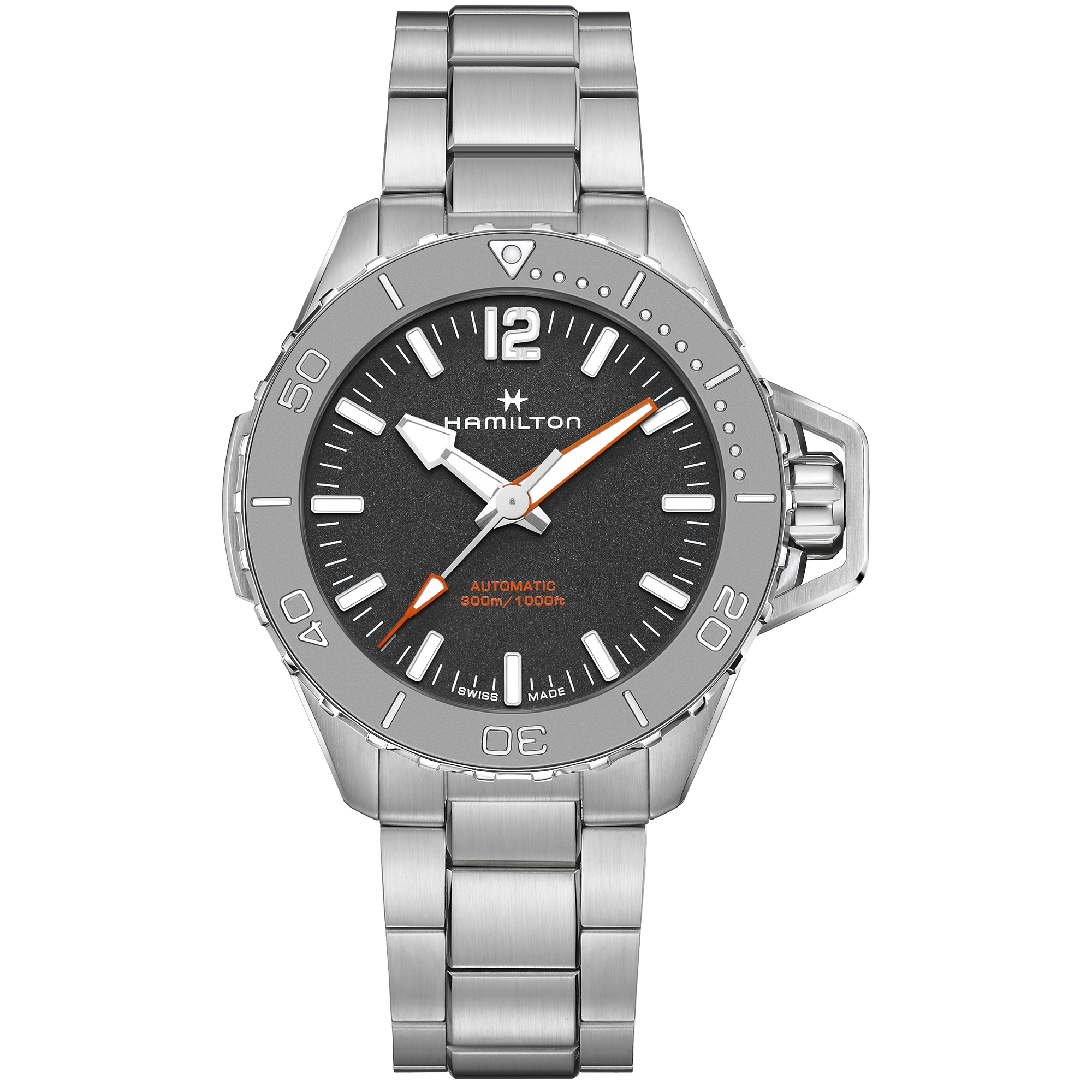 Openwater - Black dial - Stainless Steel bracelet - H77815130