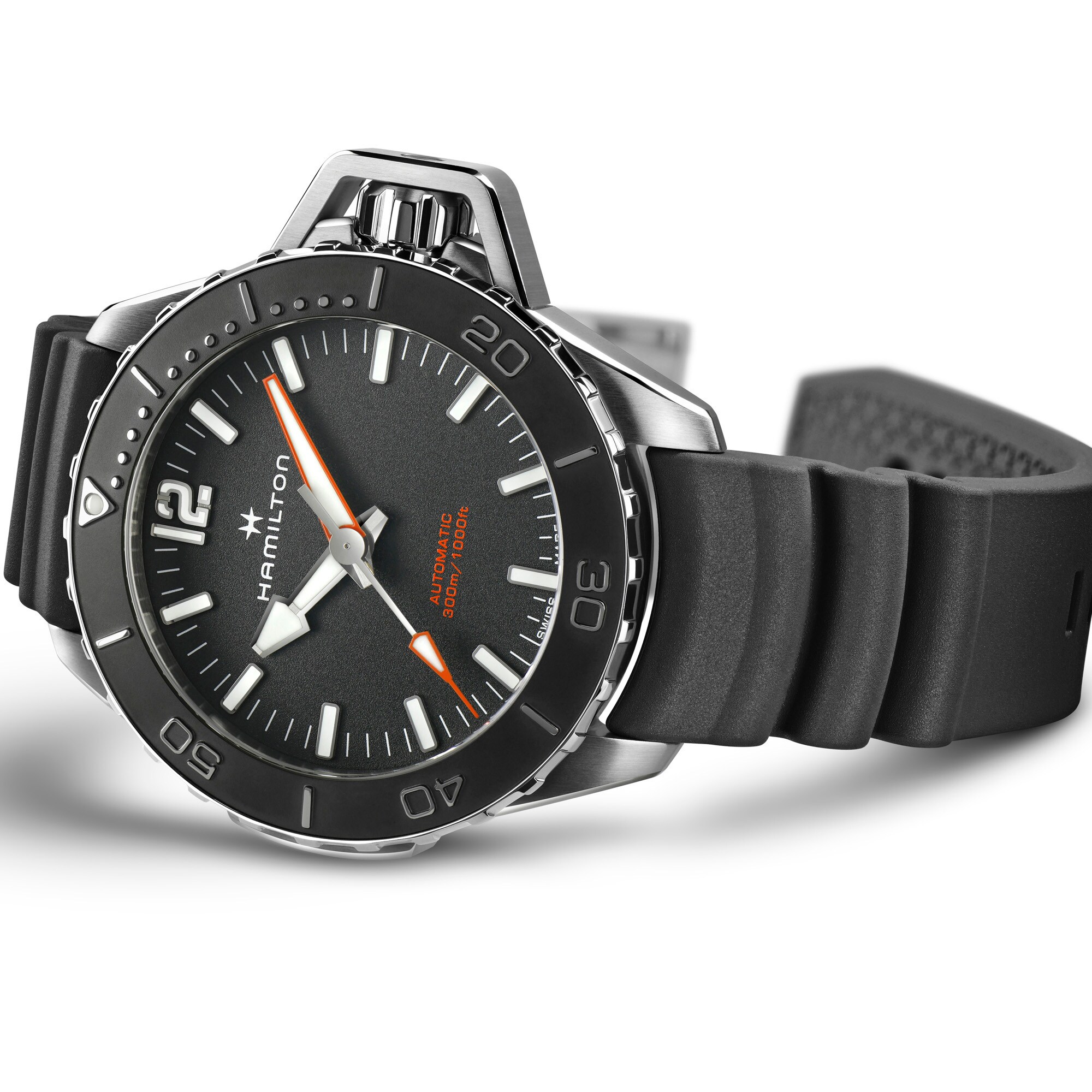 Khaki Navy Frogman - Black dial - H77825330 - Hamilton Watch