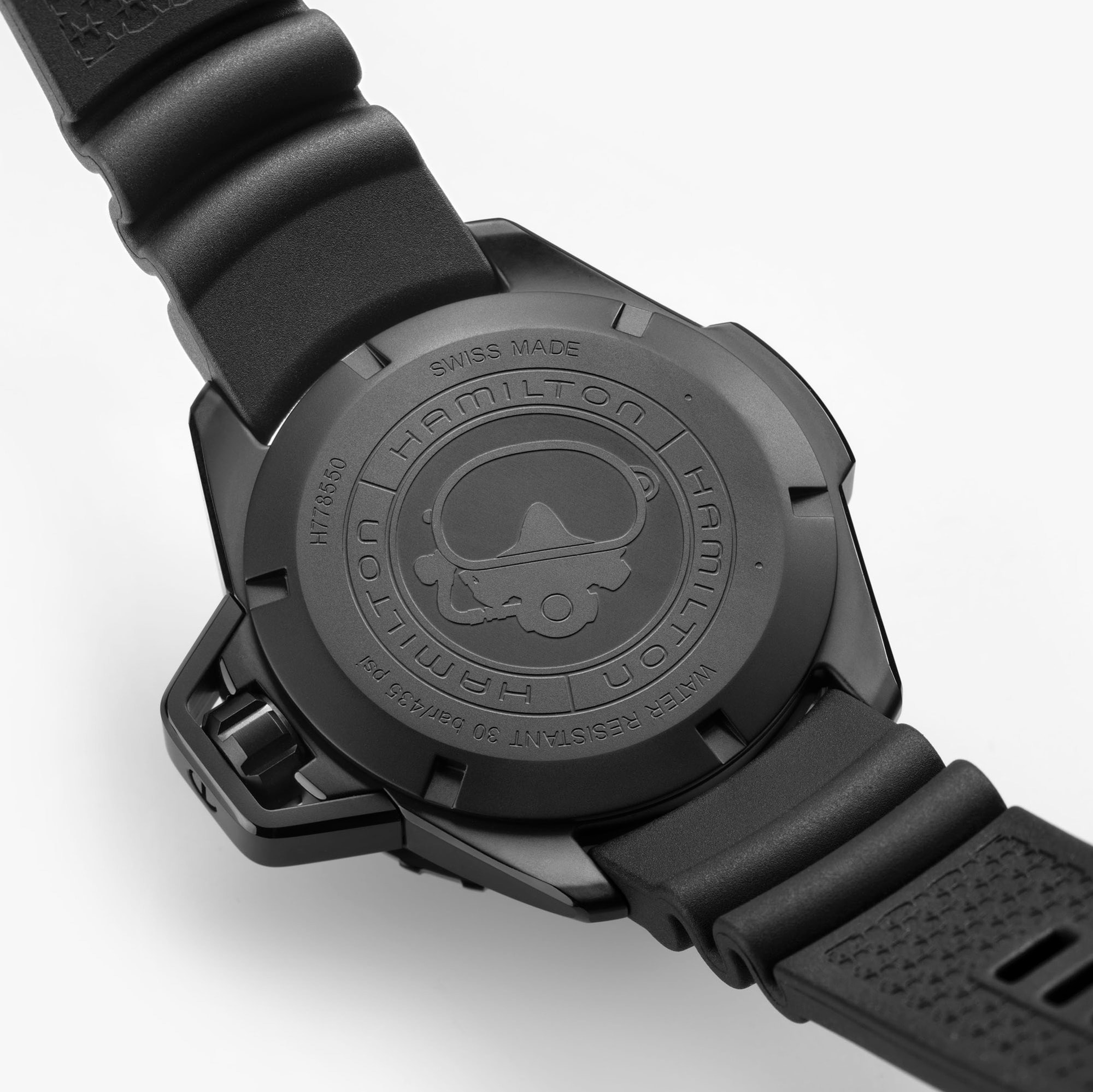 フラッグマン Khaki Navy Frogman Auto | Hamilton Watch - H77855330 | Hamilton Watch