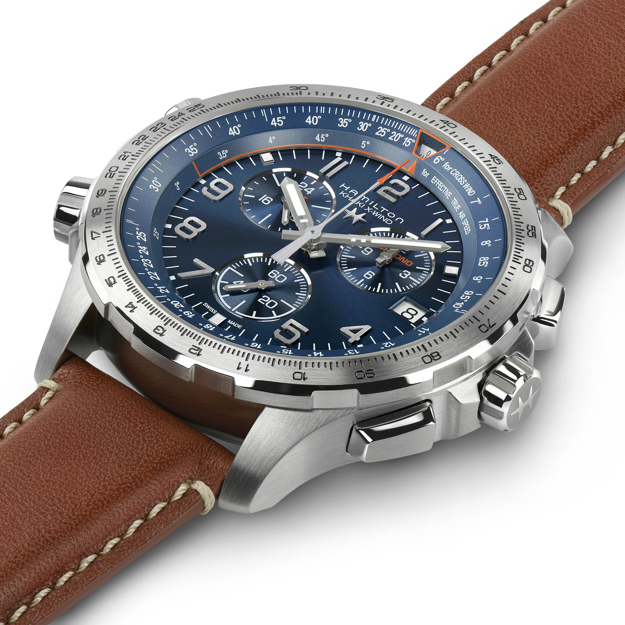 HAMILTON KHAKI AVIATION X-WIND AUTOMATIC CHRONOGRAPH 44mm 60 Hour