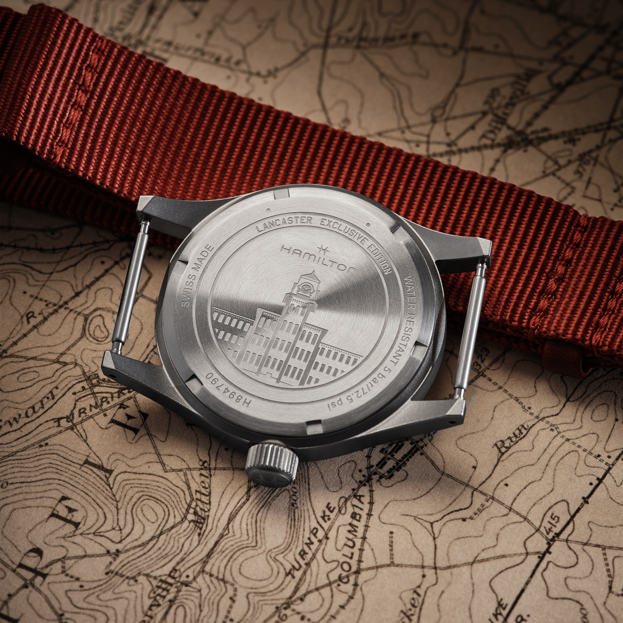 Khaki Field Mechanical 38mm Lancaster Exclusive Edition | Hamilton