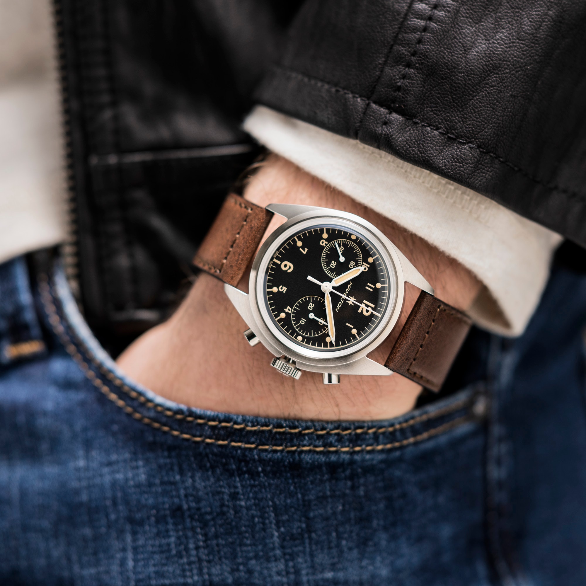 Khaki Aviation Pioneer Mechanical Chrono