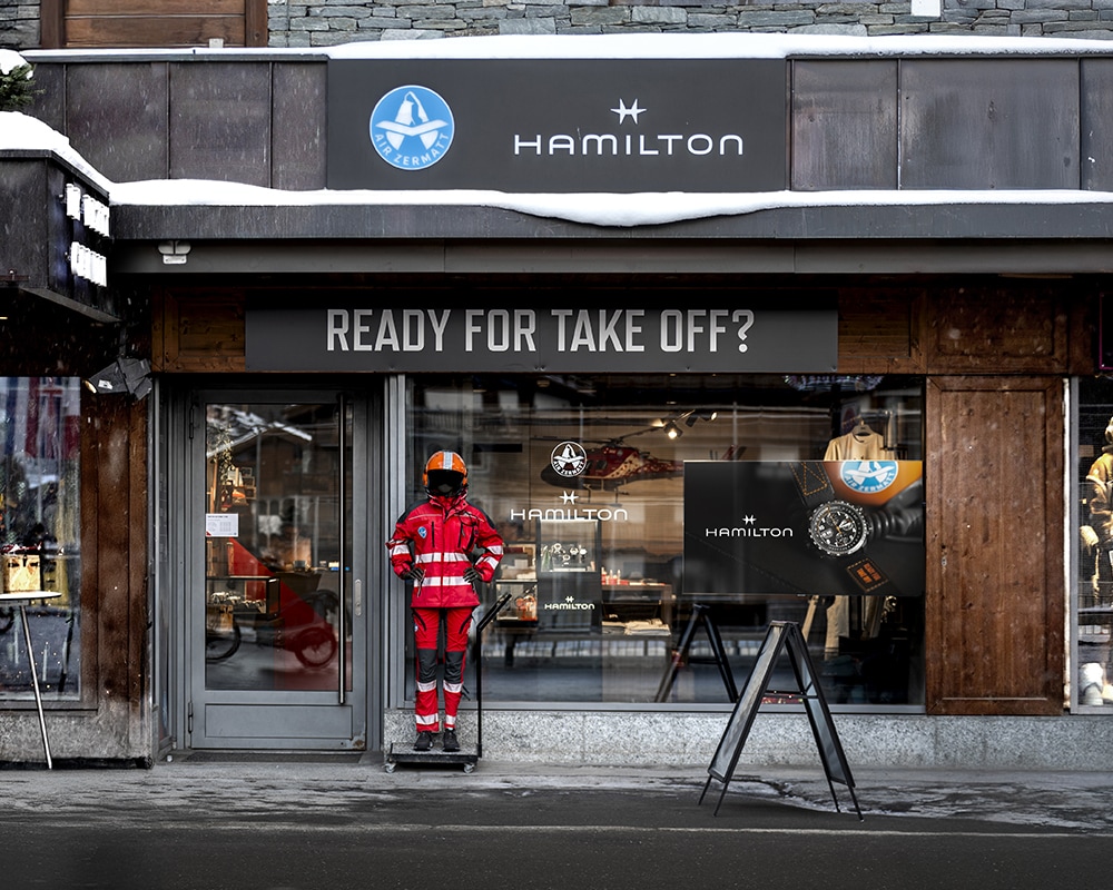 Hamilton x Air Zermatt Store