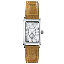 Hamilton American Classic Ardmore Quartz, Women's watch, H11211553, Calf leather strap, Silver Stainless steel case, Water resistant
