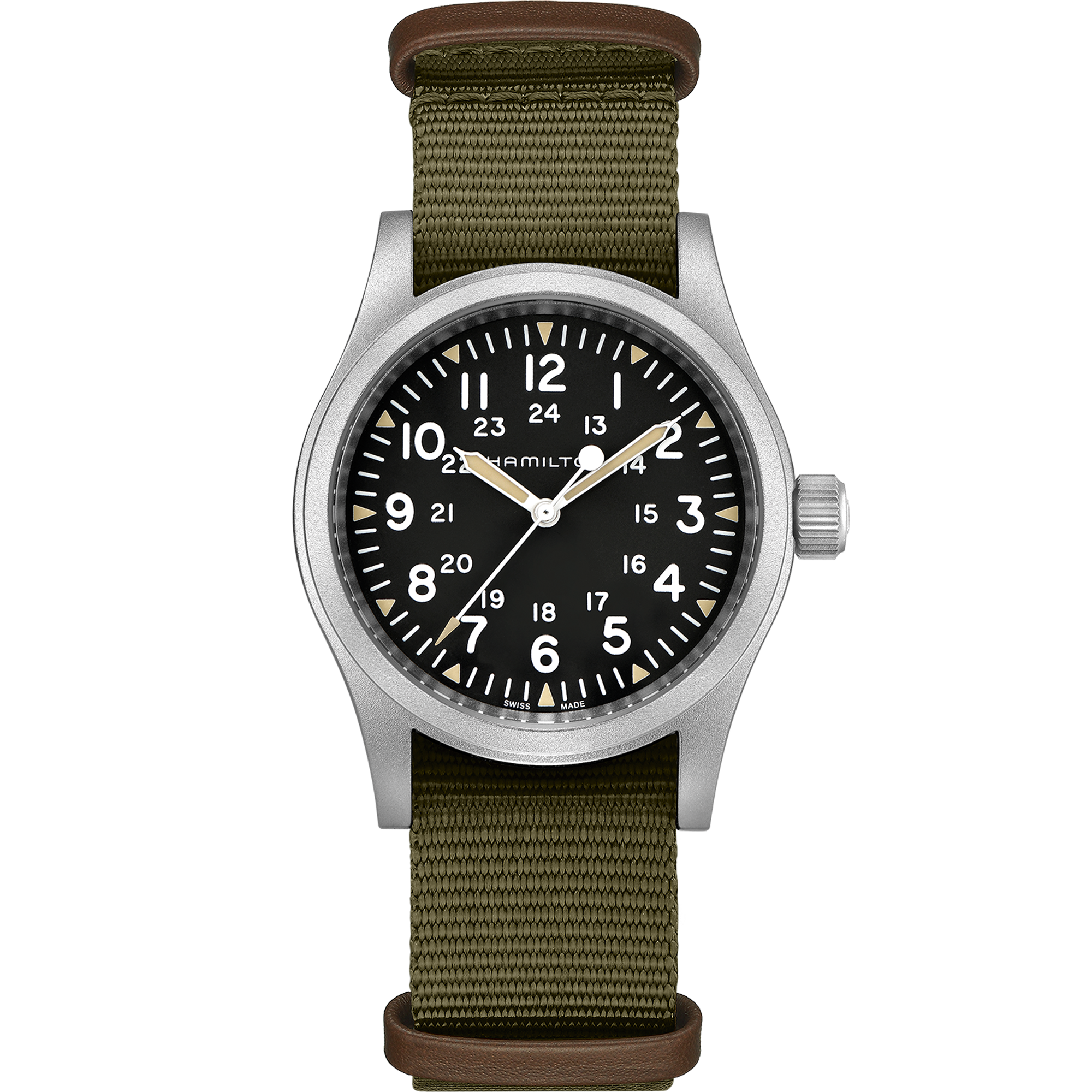 Khaki Field Mechanical Watch Black Dial Hamilton Watch H69429931