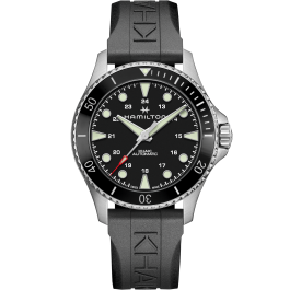 Hamilton Khaki Navy Scuba Auto In Black